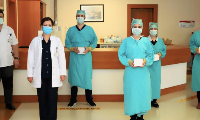 SANKO Üniversitesi Hastanesi yönetiminden hemşirelere moral