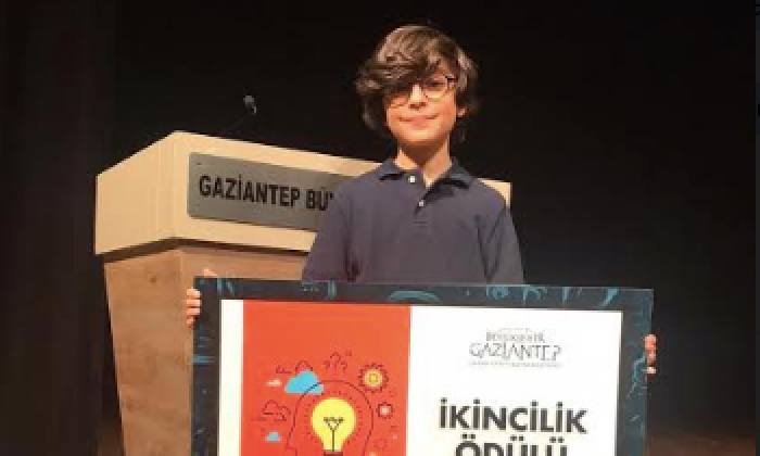 SANKO Okulları öğrencisi Çınar Aydoğdu Türkiye ikincisi oldu
