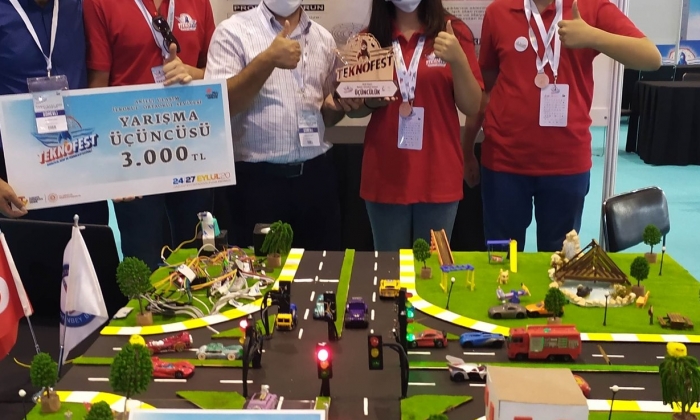 Akkent Ortaokulu 3’üncü oldu