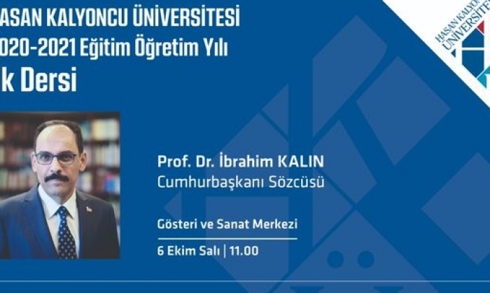HKÜ’den İbrahim Kalın sürprizi
