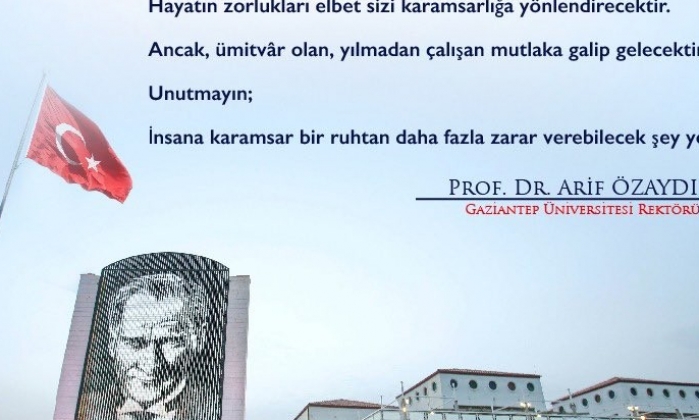 Özaydın’dan gençlere mesaj