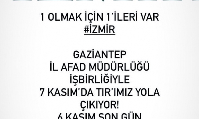 Gaziantep’te TIR doluyor