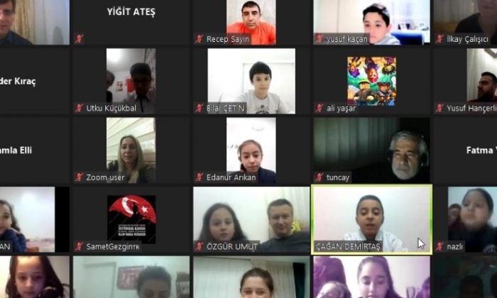 Uzaktan sımsıcak kutlama