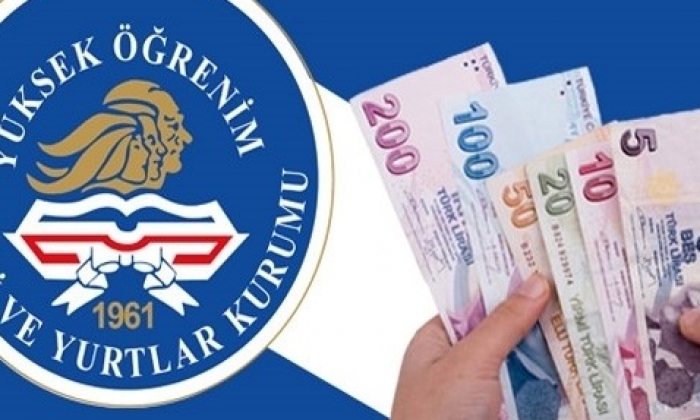 Burs ve krediler hesapta