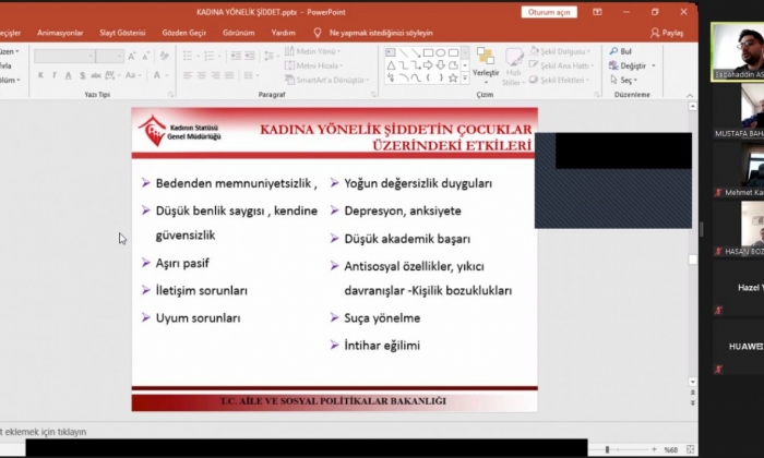 Nurdağı’nda ŞÖNİM eğitimi