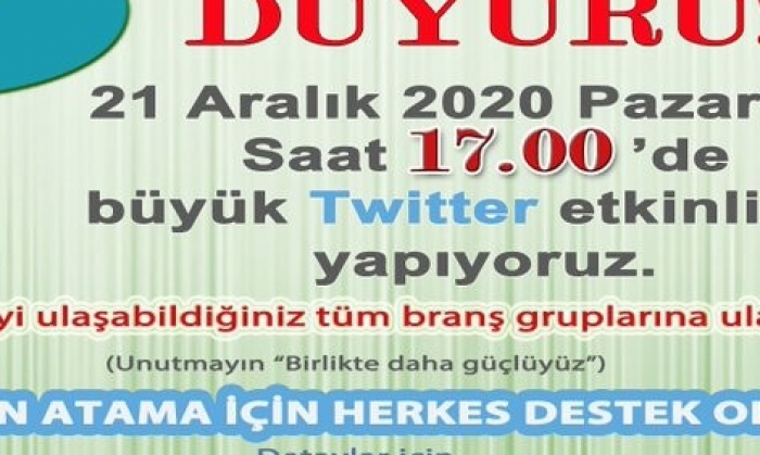 SAAT 17.00 - Öğretmenlerden randevu