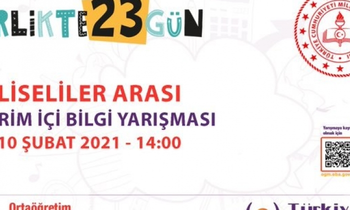 Bilgi yarışması 10 Şubat’ta