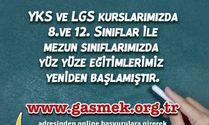 Gaziantep’te LGS ve YKS kursu