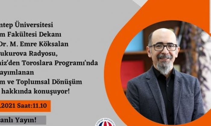 GAÜN’den canlı yayın