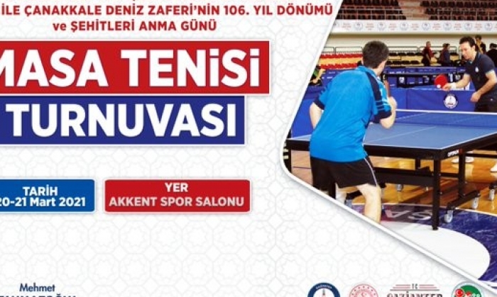 Şahinbey’de tenis turnuvası
