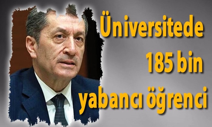 Üniversitede 185 bin yabancı öğrenci
