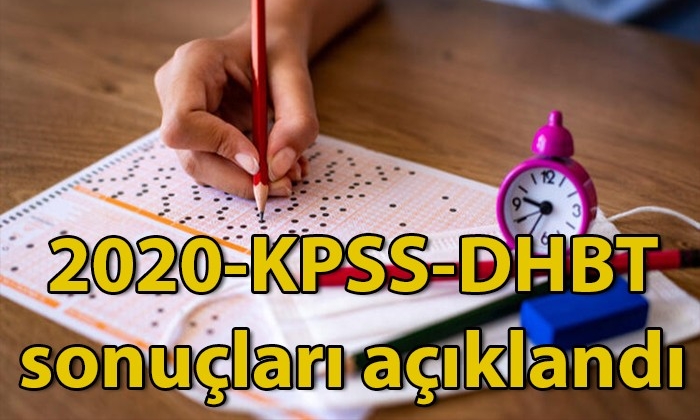 2020-KPSS-DHBT sonuçları açıklandı