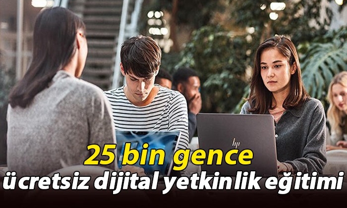 25 bin gence ücretsiz dijital yetkinlik eğitimi