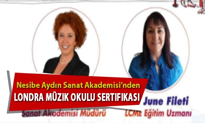 Nesibe Aydın Sanat Akademisi’nden Londra Müzik Okulu sertifikası