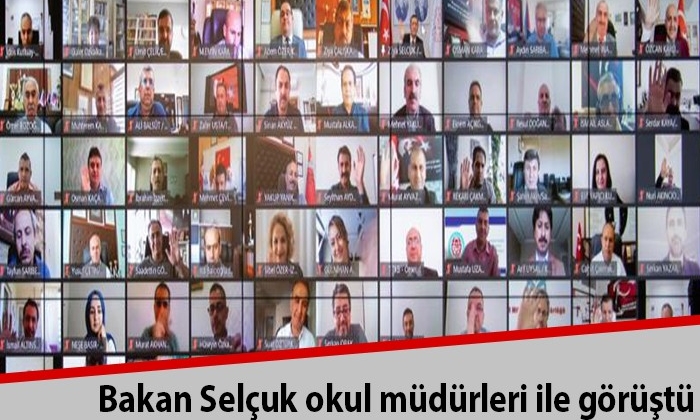 Bakan Selçuk okul müdürleri ile görüştü