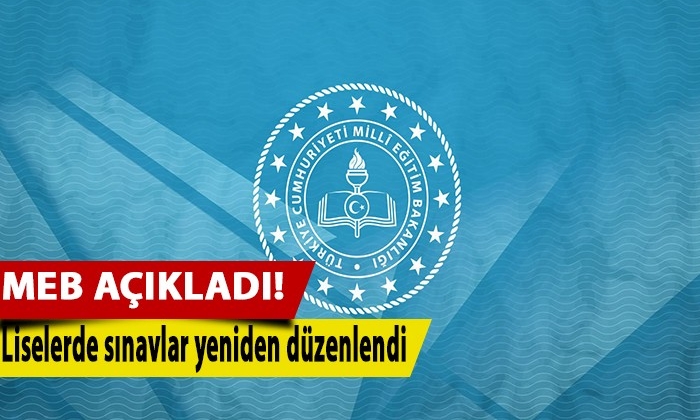 Liselerde sınavlar yeniden düzenlendi