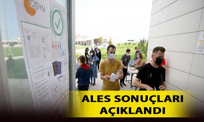 ALES sonuçları açıklandı