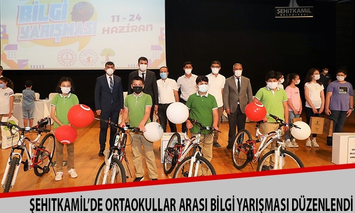 Şehitkamil’de ortaokullar arası bilgi yarışması düzenlendi