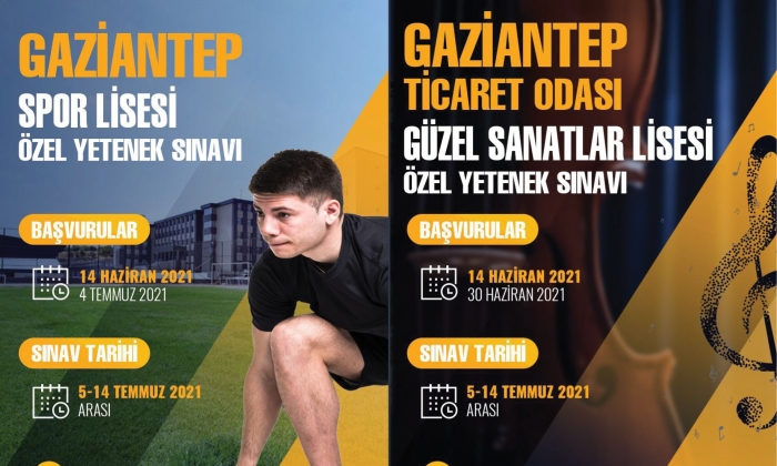 Spor Lisesi ve Güzel Sanatlar Lisesi'nin başvuruları devam ediyor