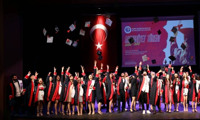 Gaziantep Üniversitesi TMDK Öğrencilerinin Mezuniyet Sevinci