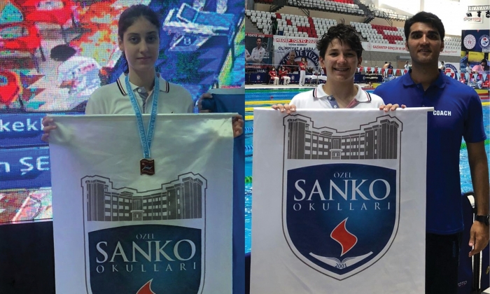 SANKO Okulları’nın yüzme başarısı