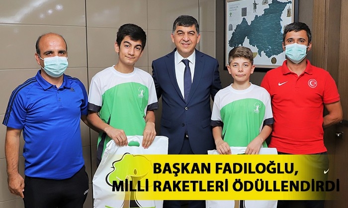 Başkan Fadıloğlu, milli raketleri ödüllendirdi