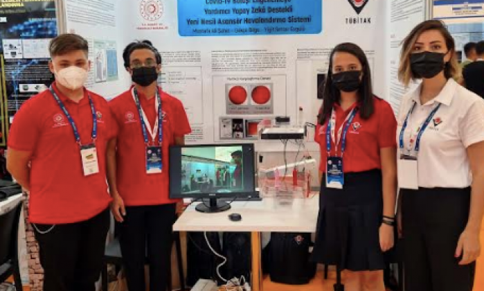 TÜBİTAK’TA TÜRKİYE İKİNCİSİ OLAN SANKO ÖĞRENCİLERİ ÖDÜLLENDİRİLDİ
