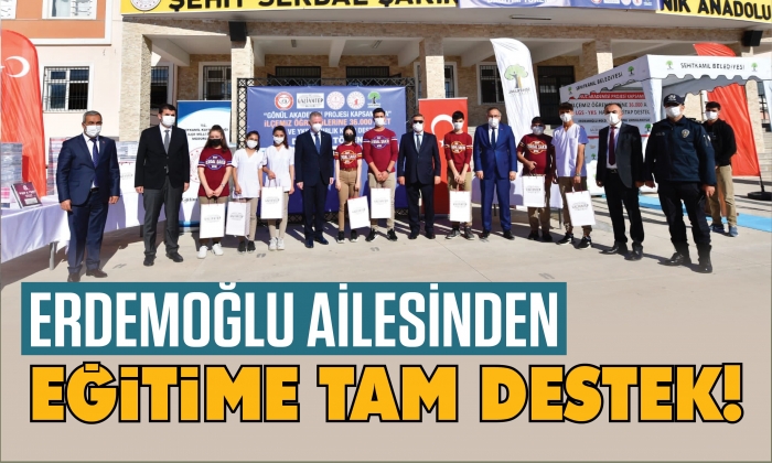 Erdemoğlu Ailesinden eğitime tam destek