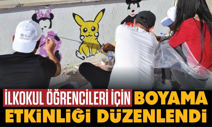 İlkokul öğrencileri için boyama etkinliği düzenlendi