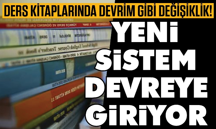 Ders kitaplarında devrim gibi değişiklik!