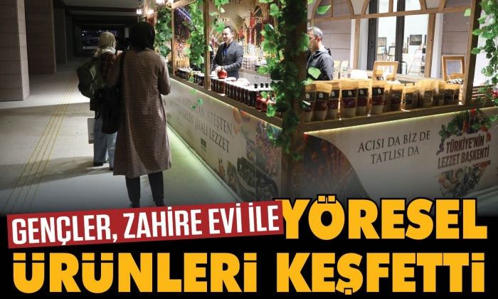 Gençler, Zahire Evi ile yöresel ürünleri keşfetti