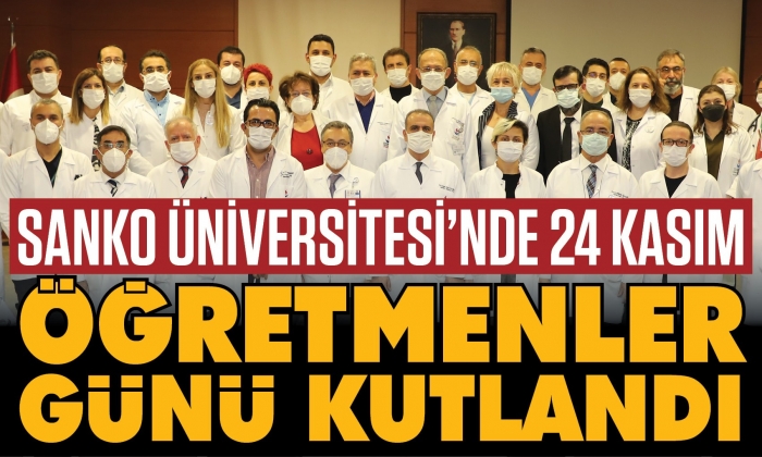SANKO Üniversitesi’nde 24 Kasım Öğretmenler Günü kutlandı