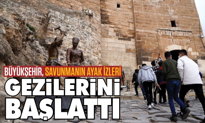 Öğrencilere mücadelenin izleri yerinde anlatılıyor