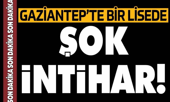 Kız öğrenci 3. kattan atladı!