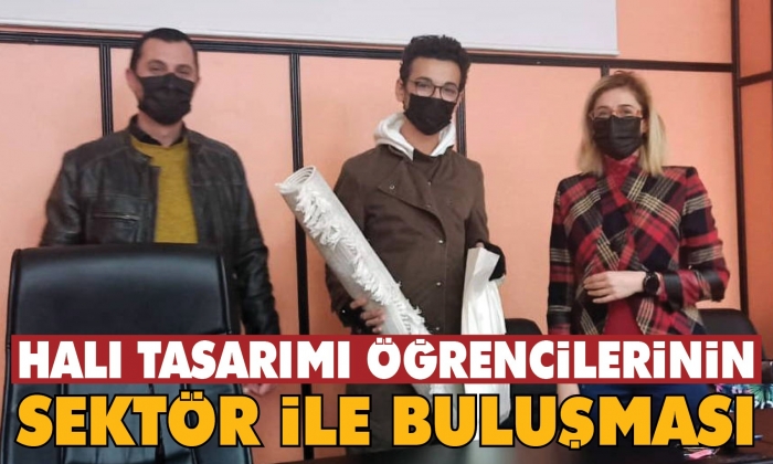 Halı tasarımı öğrencilerinin sektör ile buluşması