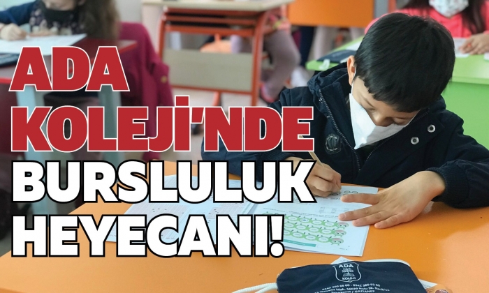 Ada Koleji’nde bursluluk heyecanı