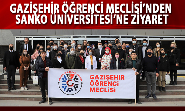 GAZİŞEHİR ÖĞRENCİ MECLİSİ’NDEN SANKO ÜNİVERSİTESİ’NE ZİYARET