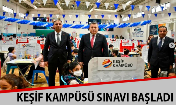 KEŞİF KAMPÜSÜ SINAVI BAŞLADI