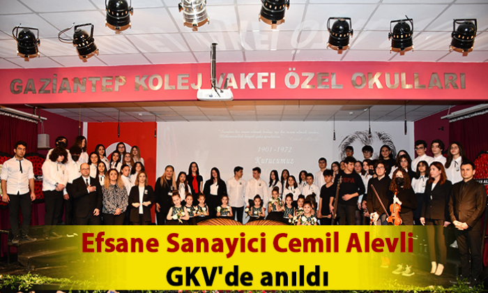 Efsane Sanayici Cemil Alevli, GKV'de anıldı