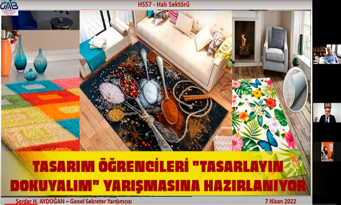 TASARIM ÖĞRENCİLERİ "TASARLAYIN DOKUYALIM" YARIŞMASINA HAZIRLANIYOR