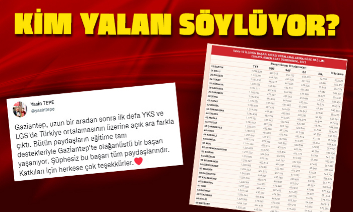 KİM YALAN SÖYLÜYOR?