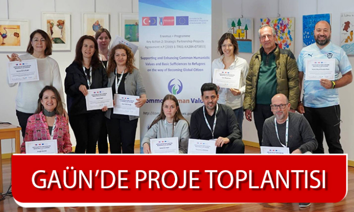 GAÜN YÜRÜTÜCÜLÜĞÜNDE PROJE TOPLANTISI GERÇEKLEŞTİ