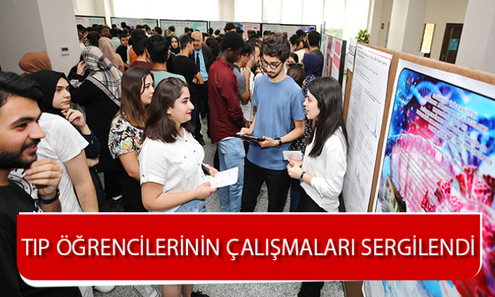 TIP ÖĞRENCİLERİNİN ÇALIŞMALARI SERGİLENDİ