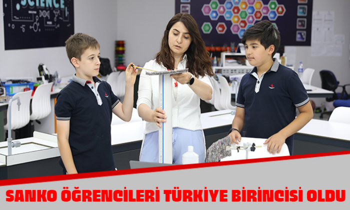 SANKO ÖĞRENCİLERİ YARIŞMASINDA TÜRKİYE BİRİNCİSİ OLDU