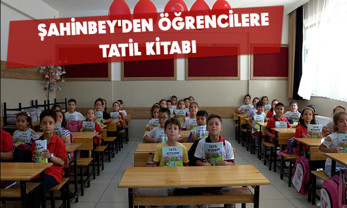 Şahinbey'den öğrencilere tatil kitabı