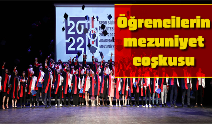 GAÜN öğrencileri coşkuyla mezun oldu