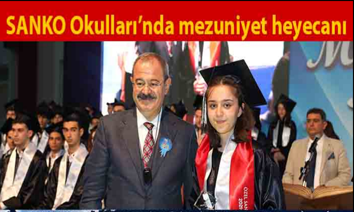 SANKO Okulları’nda mezuniyet heyecanı