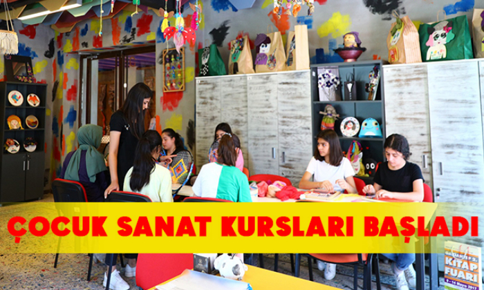 ÇOCUK SANAT KURSLARI BAŞLADI