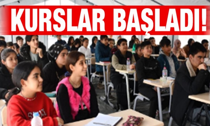 8. ve 12. sınıflar için kurslar başladı!