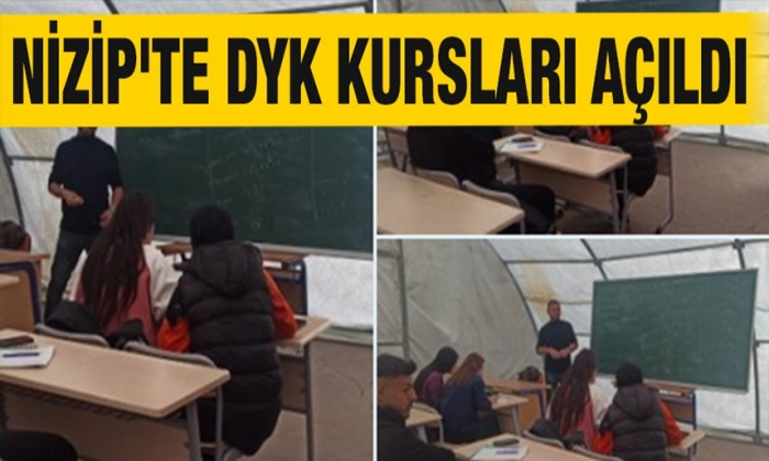 Nizip'te DYK kursları açıldı